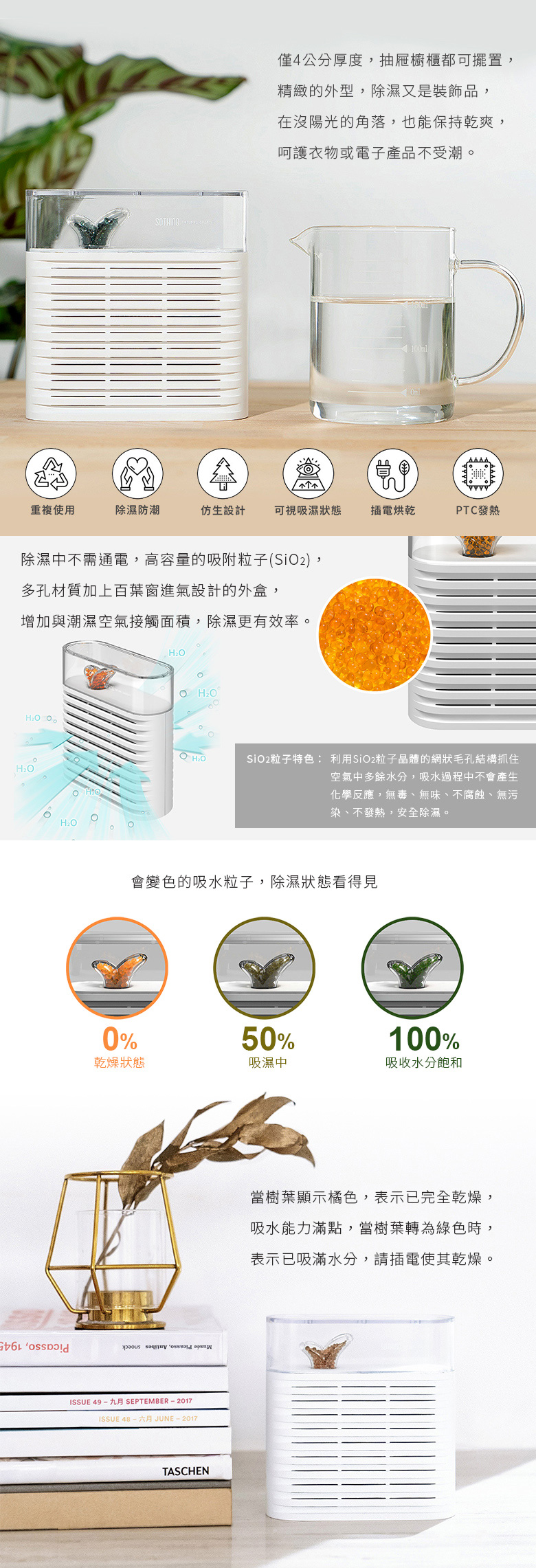 合牧生活-葉子顯示迷你環保除濕器