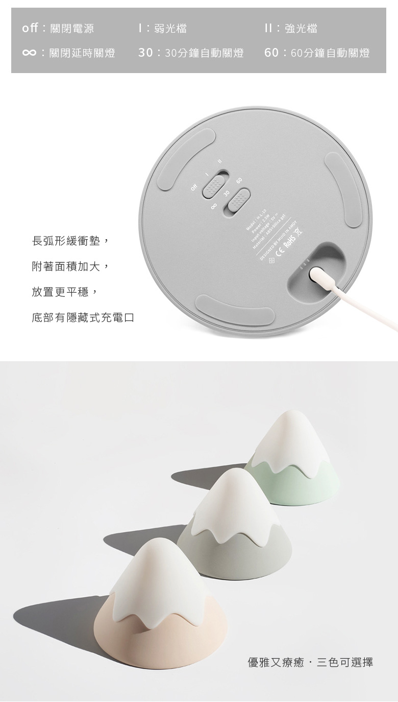 合牧生活-富士山創意氛圍小夜燈