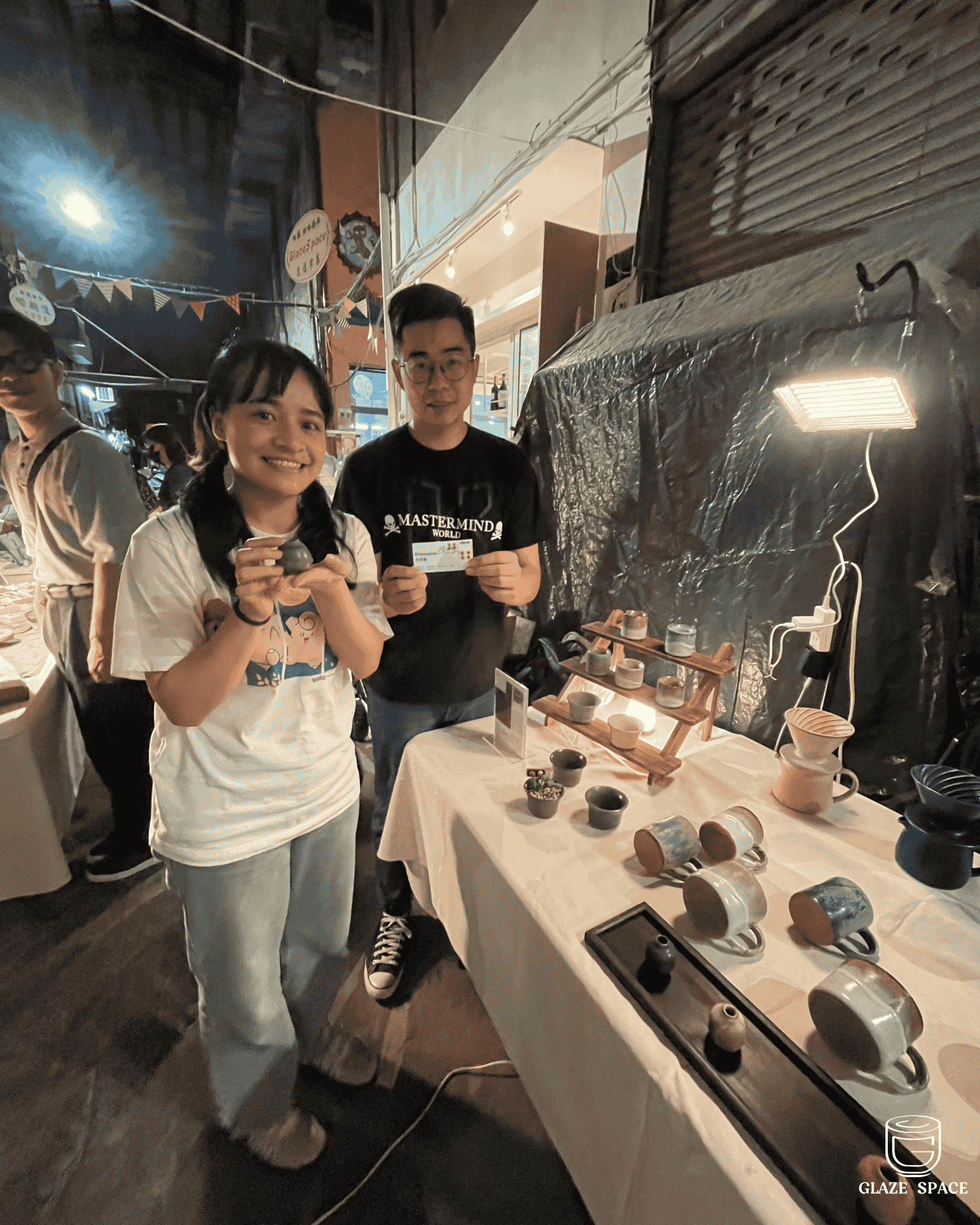 小花器抽獎得獎者合照