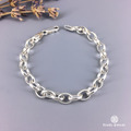 925純銀中性手鍊-BL5大橢圓圈款 925純銀中性手鍊-BL5大橢圓圈款