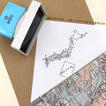 【地圖印章】日本地圖印章 東北亞地理學習 【地圖印章】日本地圖印章 東北亞地理學習