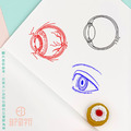 【醫學學習用】眼睛學習印章_1 【醫學學習用】眼睛學習印章_1