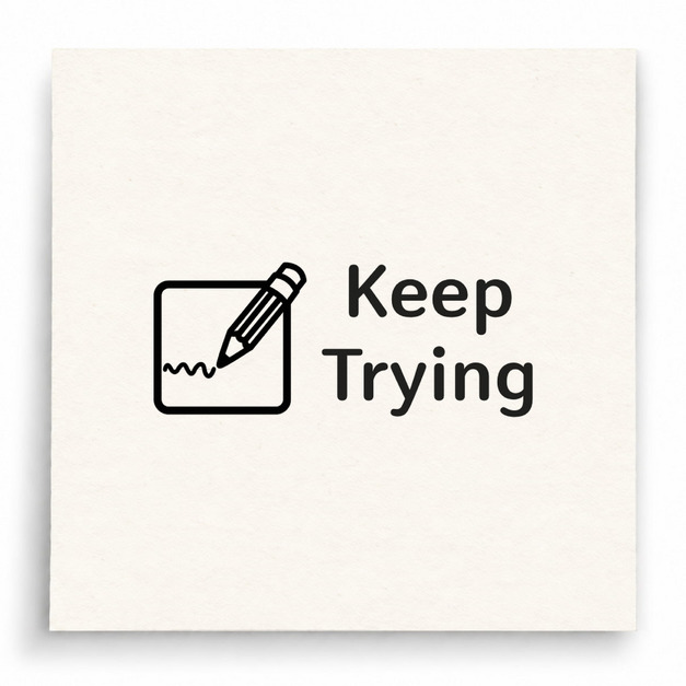 【B0101】 Keep Trying印章 【B0101】 Keep Trying印章