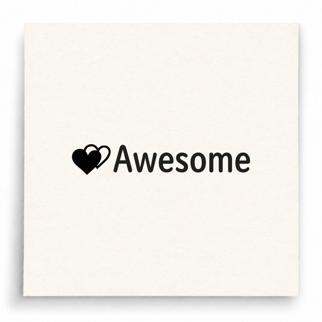 【B0084】 Awesome印章 【B0084】 Awesome印章