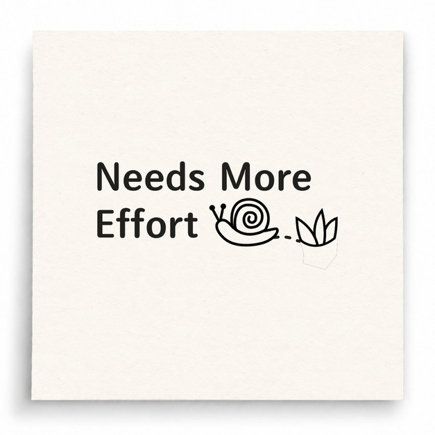 【B0099】 Needs More Effort印章 【B0099】 Needs More Effort印章
