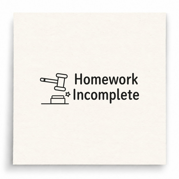 【B0095】 Homework Incomplete印章 【B0095】 Homework Incomplete印章