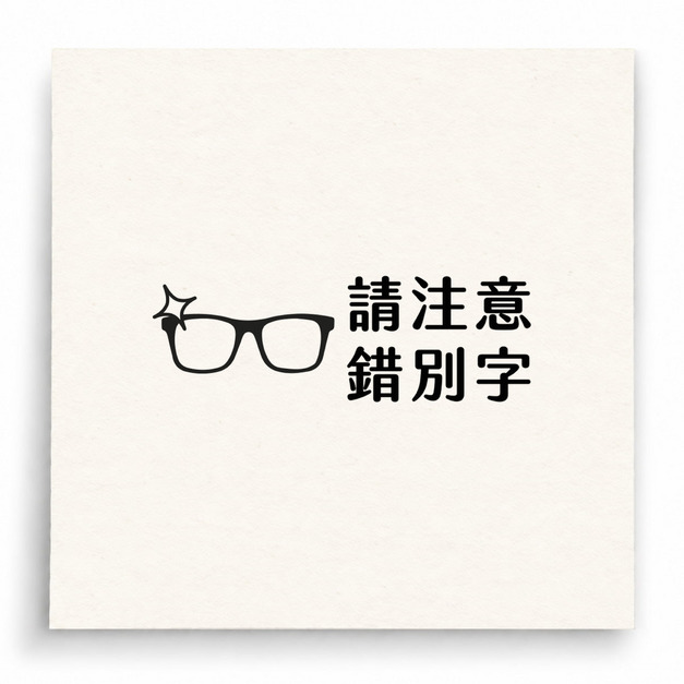 【B0060】 請注意錯別字印章 【B0060】 請注意錯別字印章