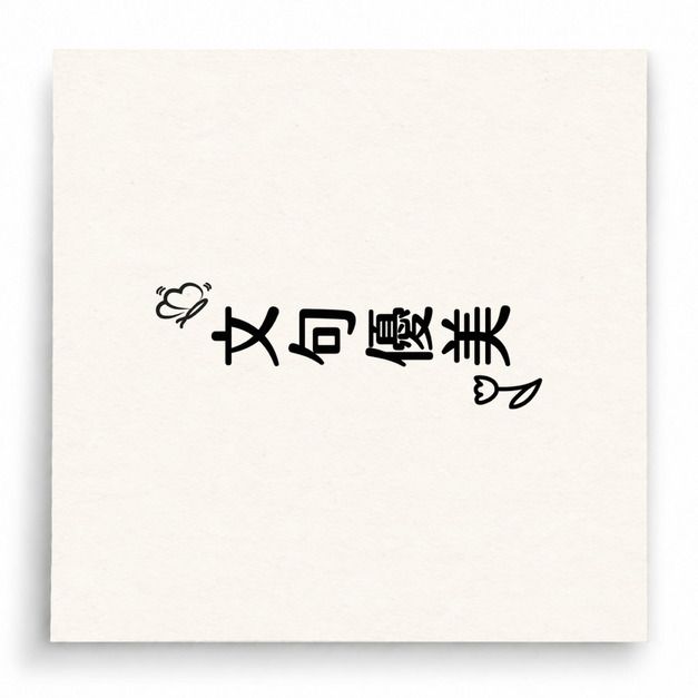 【B0112】 文句優美直式印章 【B0112】 文句優美直式印章