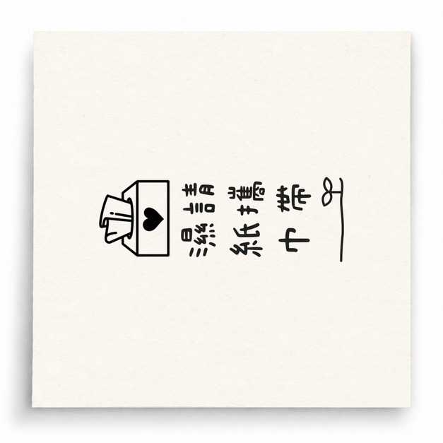【B0221】 請攜帶濕紙巾直式印章 【B0221】 請攜帶濕紙巾直式印章