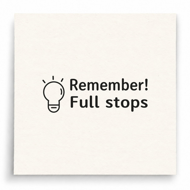 【B0091】 Remember Full Stops印章 【B0091】 Remember Full Stops印章
