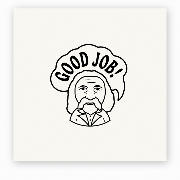 【J0224】Good Job 金牌印章 【J0224】Good Job 金牌印章