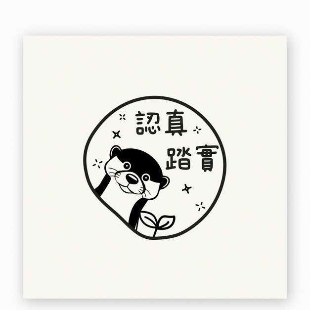 【J0218】認真踏實印章 【J0218】認真踏實印章