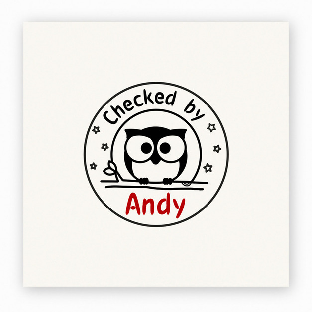 【J0215】Checked by Andy印章 【J0215】Checked by Andy印章