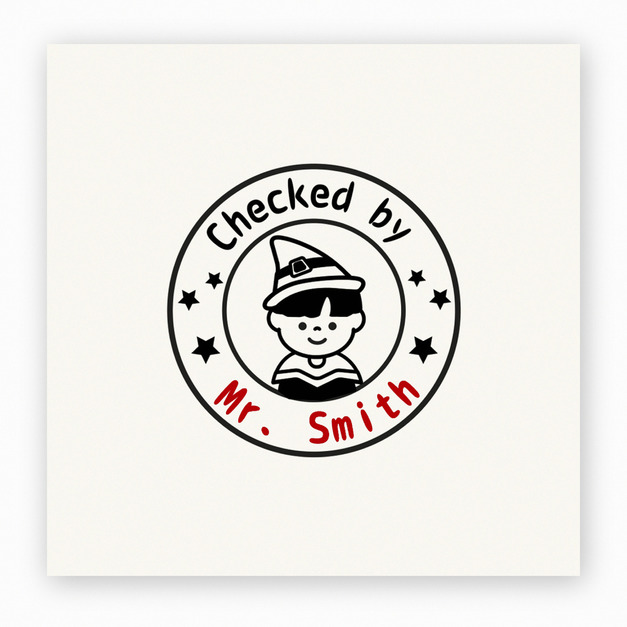 【J0212】Checked by Mr. Smith 03印章 【J0212】Checked by Mr. Smith 03印章