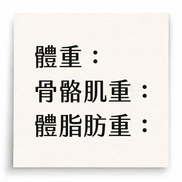 【D0029】身體組成紀錄印章 【D0029】身體組成紀錄印章