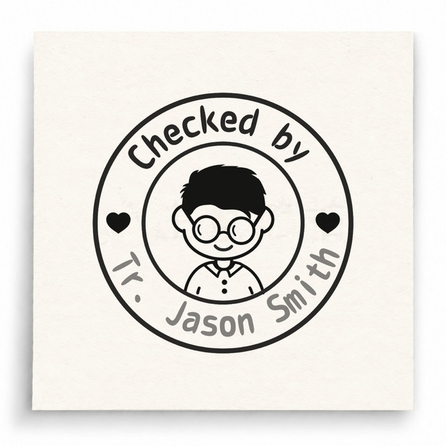 【T0098】Checked by Mr. Jason Smith男孩印章 【T0098】Checked by Mr. Jason Smith男孩印章