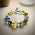 歐泊海藍寶能量許願手鍊 歐泊海藍寶能量許願手鍊