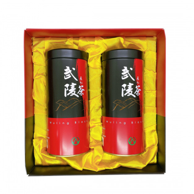 武陵農場烏龍長紅茶禮盒 60g罐裝兩入 武陵農場烏龍長紅茶禮盒 60g罐裝兩入