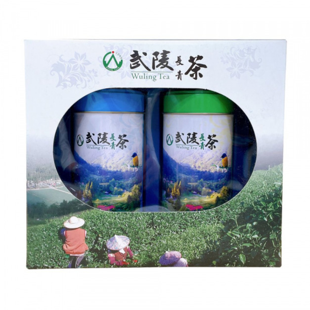 武陵農場高山金萱+烏龍禮盒(4兩裝) 武陵農場高山金萱+烏龍禮盒(4兩裝)