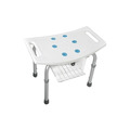 MedGear 美而 免工具無靠背洗澡椅含置物籃 A-0312A MedGear 美而 免工具無靠背洗澡椅含置物籃 A-0312A
