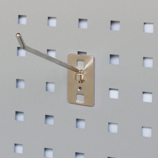 天鋼 KP-3116 160mm長金屬方孔斜角單鉤(10支裝) 天鋼 KP-3116 160mm長金屬方孔斜角單鉤(10支裝)