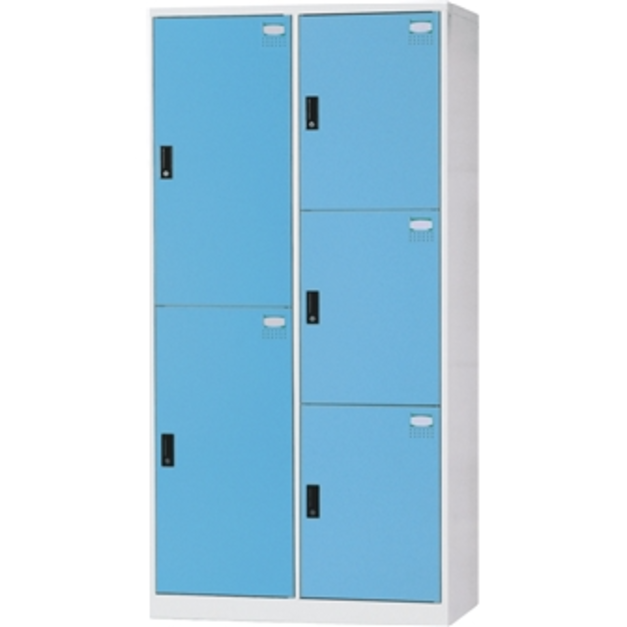 大富 HDF-BL-2505C 全鋼製5門淺藍色多用途置物櫃/衣櫃 大富 HDF-BL-2505C 全鋼製5門淺藍色多用途置物櫃/衣櫃