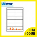 裕德 電腦標籤 12格 US4669-1000 一千張 一箱 三用標籤 列印標籤 裕德 電腦標籤 12格 US4669-1000 一千張 一箱 三用標籤 列印標籤