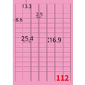 【龍德】三用電腦標籤貼紙 112格 LD-8101 105張(盒)_2 【龍德】三用電腦標籤貼紙 112格 LD-8101 105張(盒)_2
