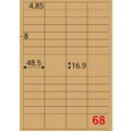 【龍德】三用電腦標籤貼紙 68格 LD-890 105張(盒)_5 【龍德】三用電腦標籤貼紙 68格 LD-890 105張(盒)_5