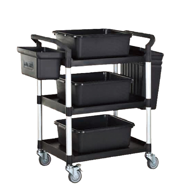 華塑【標準三層手推車】HS-808B1 黑色 全配 華塑【標準三層手推車】HS-808B1 黑色 全配