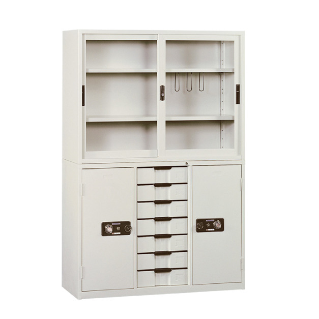 KG-118+KT-118-7D 4*3尺 中七抽 玻璃拉門+鐵櫃拉門 理想櫃 KG-118+KT-118-7D 4*3尺 中七抽 玻璃拉門+鐵櫃拉門 理想櫃