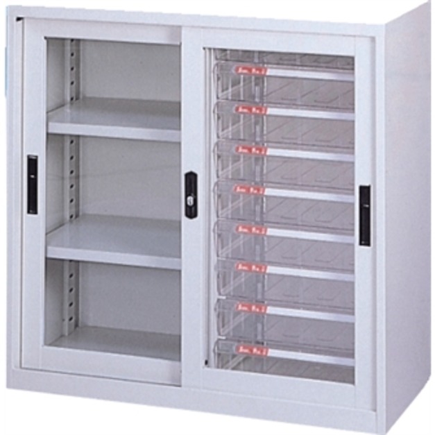 大富 多功能資料展示櫃 玻璃拉門櫃 含B4橫式抽屜 TS-900H 寬93.1公分 大富 多功能資料展示櫃 玻璃拉門櫃 含B4橫式抽屜 TS-900H 寬93.1公分