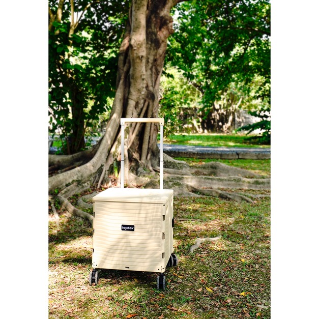 樹德 摺疊手推車 HF-85 沙色 容量85L 手拉車 livinbox 樹德 摺疊手推車 HF-85 沙色 容量85L 手拉車 livinbox