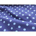 日系 靛藍色圓點 涼感尼龍混紡棉_4 日系 靛藍色圓點 涼感尼龍混紡棉_4