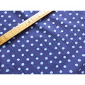日系 靛藍色圓點 涼感尼龍混紡棉_3 日系 靛藍色圓點 涼感尼龍混紡棉_3