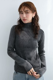 水洗刷色親膚立領上衣|深灰 水洗刷色親膚立領上衣|深灰