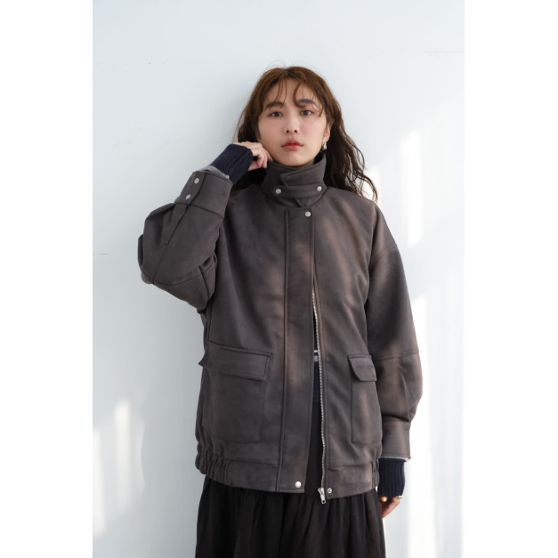 率性日常立領夾克外套|麂皮深灰 率性日常立領夾克外套|麂皮深灰