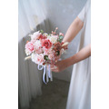 復古莓果粉棒棒糖新娘捧花 (永生花&乾燥花) 復古莓果粉棒棒糖新娘捧花 (永生花&乾燥花)