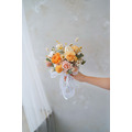 陽光橘粉色棒棒糖新娘捧花 (永生花&乾燥花)_3 陽光橘粉色棒棒糖新娘捧花 (永生花&乾燥花)_3
