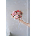 復古莓果粉棒棒糖新娘捧花 (永生花&乾燥花)_2 復古莓果粉棒棒糖新娘捧花 (永生花&乾燥花)_2