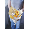 永生太陽花畢業小花束 朝陽暖黃 永生太陽花畢業小花束 朝陽暖黃