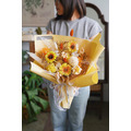 永生太陽花畢業大花束 朝陽暖黃 永生太陽花畢業大花束 朝陽暖黃