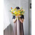 開朗黃橙色系中型歐風捧花 - 鮮花捧花_2 開朗黃橙色系中型歐風捧花 - 鮮花捧花_2