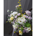 霧紫粉黃色系歐式大捧花 - 鮮花捧花_1 霧紫粉黃色系歐式大捧花 - 鮮花捧花_1
