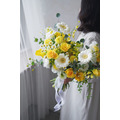 清新黃白色系中型歐風捧花 - 鮮花捧花_2 清新黃白色系中型歐風捧花 - 鮮花捧花_2