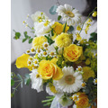 清新黃白色系中型歐風捧花 - 鮮花捧花_4 清新黃白色系中型歐風捧花 - 鮮花捧花_4