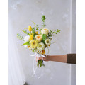 奶油黃系自然韓風輕捧花 - 鮮花捧花 奶油黃系自然韓風輕捧花 - 鮮花捧花