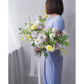霧紫粉黃色系歐式大捧花 - 鮮花捧花_2 霧紫粉黃色系歐式大捧花 - 鮮花捧花_2