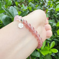 Holy spirit 【心之嚮往】水晶純銀手環_深+淺草莓晶_5 Holy spirit 【心之嚮往】水晶純銀手環_深+淺草莓晶_5