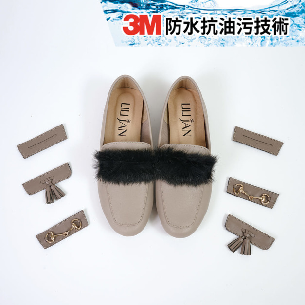 【桃樂絲女孩】面具樂福鞋_灰色釦飾組合(每款僅任選一組) 【桃樂絲女孩】面具樂福鞋_灰色釦飾組合(每款僅任選一組)